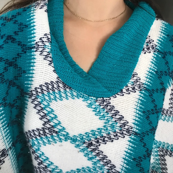 Knitted Poncho - Picture 3 of 3